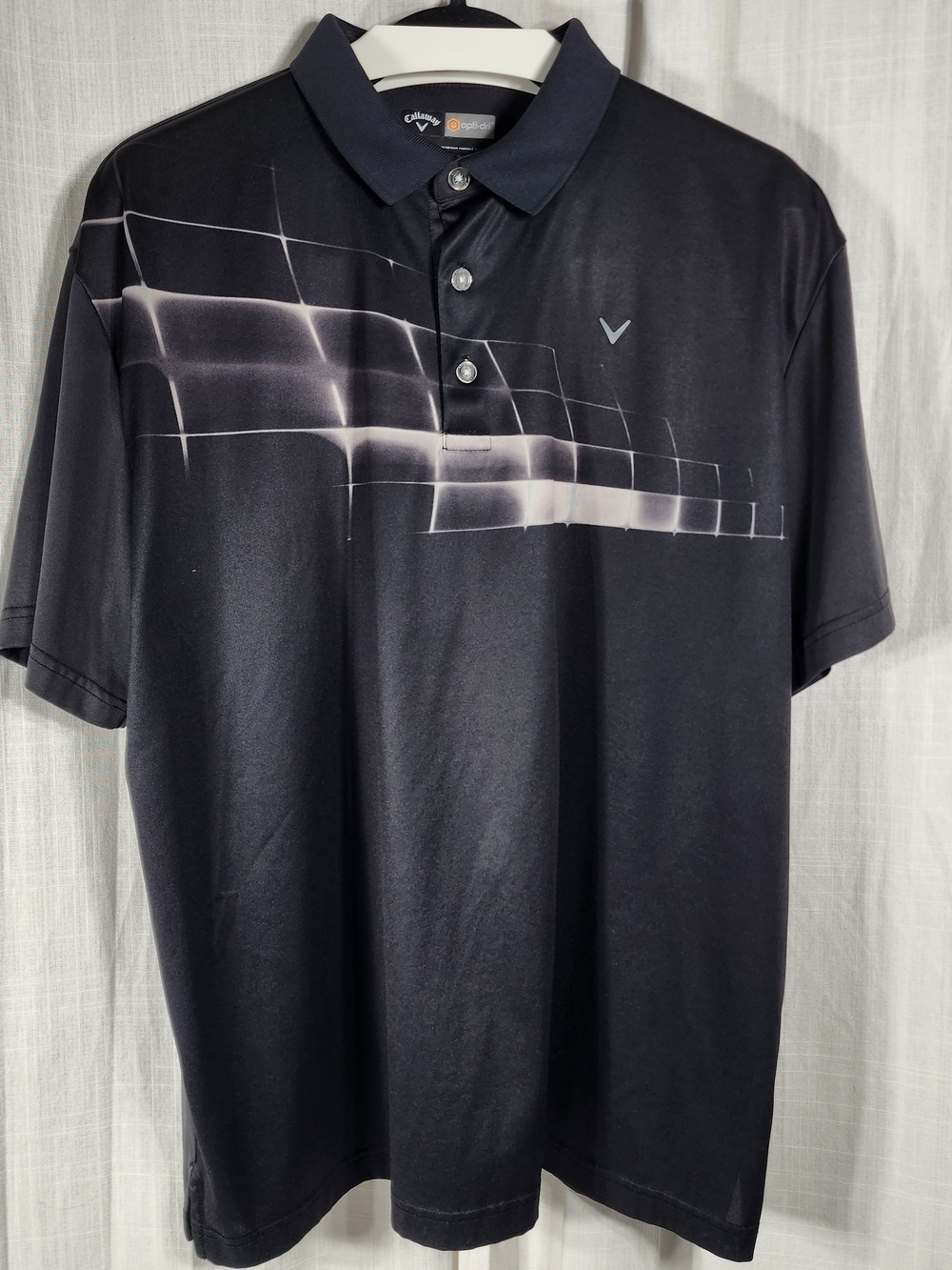 Callaway Men’s Black Graphic Polo Shirt